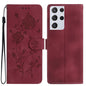 Rose Flower Embossing Pattern Leather Phone Case, For Samsung Galaxy S22+ 5G, For Samsung Galaxy S22 5G, For Samsung Galaxy S21 5G, For Samsung Galaxy S21+ 5G, For Samsung Galaxy S21 Ultra 5G