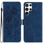 Rose Flower Embossing Pattern Leather Phone Case, For Samsung Galaxy S24 5G, For Samsung Galaxy S23 Ultra 5G, For Samsung Galaxy S23+ 5G, For Samsung Galaxy S23 5G, For Samsung Galaxy S22 Ultra 5G