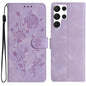 Rose Flower Embossing Pattern Leather Phone Case, For Samsung Galaxy S24 5G, For Samsung Galaxy S23 Ultra 5G, For Samsung Galaxy S23+ 5G, For Samsung Galaxy S23 5G, For Samsung Galaxy S22 Ultra 5G