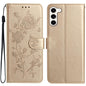 Rose Flower Embossing Pattern Leather Phone Case, For Samsung Galaxy S24 5G, For Samsung Galaxy S23 Ultra 5G, For Samsung Galaxy S23+ 5G, For Samsung Galaxy S23 5G, For Samsung Galaxy S22 Ultra 5G