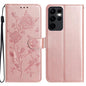 Rose Flower Embossing Pattern Leather Phone Case, For Samsung Galaxy S24 5G, For Samsung Galaxy S23 Ultra 5G, For Samsung Galaxy S23+ 5G, For Samsung Galaxy S23 5G, For Samsung Galaxy S22 Ultra 5G