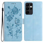 Rose Flower Embossing Pattern Leather Phone Case, For Samsung Galaxy S24 5G, For Samsung Galaxy S23 Ultra 5G, For Samsung Galaxy S23+ 5G, For Samsung Galaxy S23 5G, For Samsung Galaxy S22 Ultra 5G