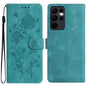 Rose Flower Embossing Pattern Leather Phone Case, For Samsung Galaxy S24 5G, For Samsung Galaxy S23 Ultra 5G, For Samsung Galaxy S23+ 5G, For Samsung Galaxy S23 5G, For Samsung Galaxy S22 Ultra 5G