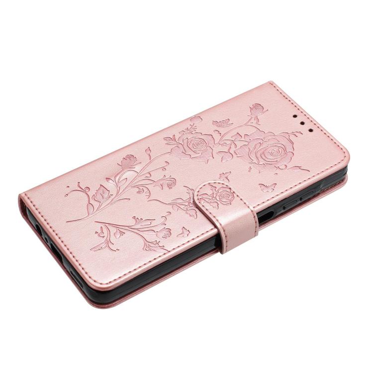 Rose Flower Embossing Pattern Leather Phone Case, For Samsung Galaxy S24 5G, For Samsung Galaxy S23 Ultra 5G, For Samsung Galaxy S23+ 5G, For Samsung Galaxy S23 5G, For Samsung Galaxy S22 Ultra 5G