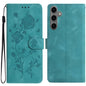 Rose Flower Embossing Pattern Leather Phone Case, For Samsung Galaxy S25+ 5G, For Samsung Galaxy S25 Ultra 5G, For Samsung Galaxy S24 FE 5G, For Samsung Galaxy S24 Ultra 5G, For Samsung Galaxy S24+ 5G