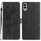 Rose Flower Embossing Pattern Leather Phone Case, For Samsung Galaxy S26 Edge 5G, For Samsung Galaxy S26 Ultra 5G, For Samsung Galaxy S26 5G, For Samsung Galaxy S25 Edge 5G, For Samsung Galaxy S25 5G