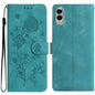 Rose Flower Embossing Pattern Leather Phone Case, For Samsung Galaxy S26 Edge 5G, For Samsung Galaxy S26 Ultra 5G, For Samsung Galaxy S26 5G, For Samsung Galaxy S25 Edge 5G, For Samsung Galaxy S25 5G