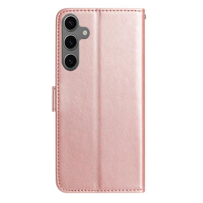 Rose Flower Embossing Pattern Leather Phone Case, For Samsung Galaxy S25+ 5G, For Samsung Galaxy S25 Ultra 5G, For Samsung Galaxy S24 FE 5G, For Samsung Galaxy S24 Ultra 5G, For Samsung Galaxy S24+ 5G