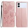 Rose Flower Embossing Pattern Leather Phone Case, For Samsung Galaxy S26 Edge 5G, For Samsung Galaxy S26 Ultra 5G, For Samsung Galaxy S26 5G, For Samsung Galaxy S25 Edge 5G, For Samsung Galaxy S25 5G