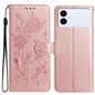 Rose Flower Embossing Pattern Leather Phone Case, For Samsung Galaxy S26 Edge 5G, For Samsung Galaxy S26 Ultra 5G, For Samsung Galaxy S26 5G, For Samsung Galaxy S25 Edge 5G, For Samsung Galaxy S25 5G