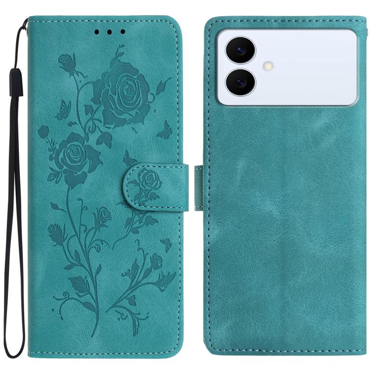 Rose Flower Embossing Pattern Leather Phone Case, For Samsung Galaxy S26 Edge 5G, For Samsung Galaxy S26 Ultra 5G, For Samsung Galaxy S26 5G, For Samsung Galaxy S25 Edge 5G, For Samsung Galaxy S25 5G