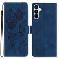 Rose Flower Embossing Pattern Leather Phone Case, For Samsung Galaxy S26 Edge 5G, For Samsung Galaxy S26 Ultra 5G, For Samsung Galaxy S26 5G, For Samsung Galaxy S25 Edge 5G, For Samsung Galaxy S25 5G