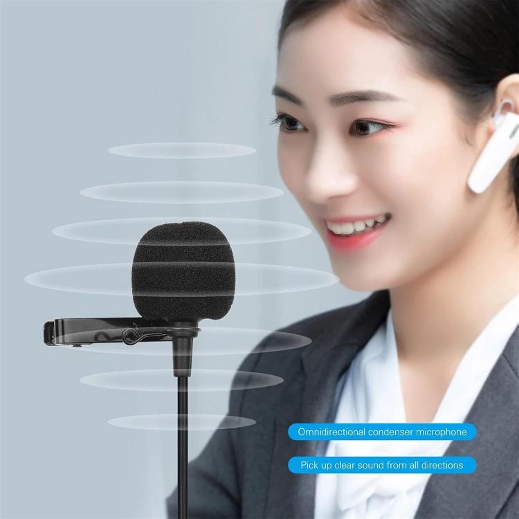 Metal Lavalier Microphone, Cable Length: 1.5m