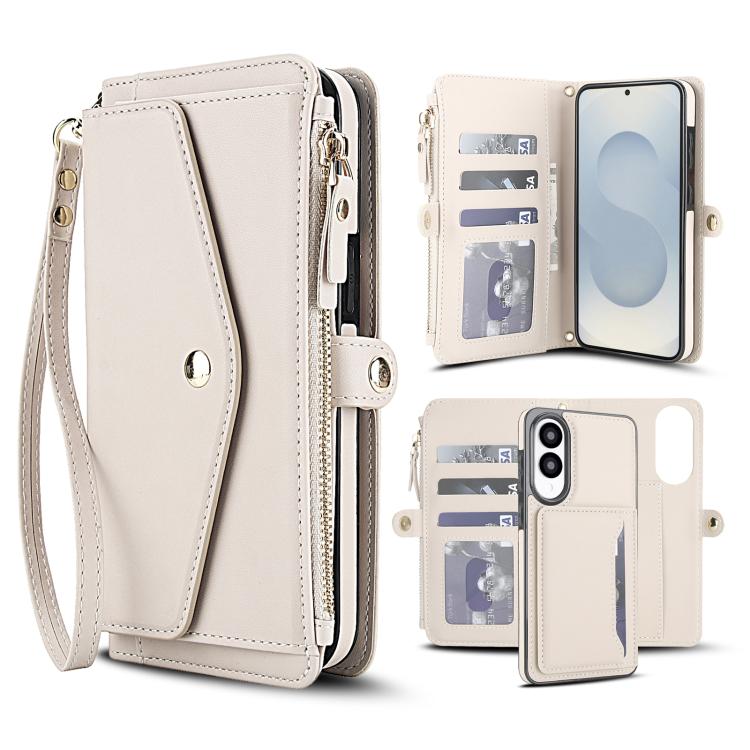 Multifunctional Wallet Detachable Leather Phone Case with Lanyard, For Samsung Galaxy S26+ 5G, For Samsung Galaxy S26 Ultra 5G, For Samsung Galaxy S26 5G, For Samsung Galaxy S25 Edge 5G, For Samsung Galaxy S25 5G, For Samsung Galaxy S25+ 5G            ...