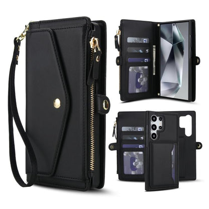 Multifunctional Wallet Detachable Leather Phone Case with Lanyard, For Samsung Galaxy S24 Ultra 5G, For Samsung Galaxy S24+ 5G, For Samsung Galaxy S24 5G, For Samsung Galaxy S23 Ultra 5G, For Samsung Galaxy S23+ 5G, For Samsung Galaxy S23 5G           ...