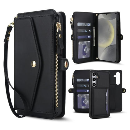 Multifunctional Wallet Detachable Leather Phone Case with Lanyard, For Samsung Galaxy S24 Ultra 5G, For Samsung Galaxy S24+ 5G, For Samsung Galaxy S24 5G, For Samsung Galaxy S23 Ultra 5G, For Samsung Galaxy S23+ 5G, For Samsung Galaxy S23 5G           ...