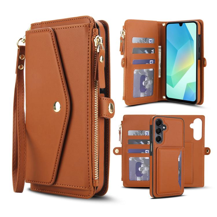 Multifunctional Wallet Detachable Leather Phone Case with Lanyard, For Samsung Galaxy S24 Ultra 5G, For Samsung Galaxy S24+ 5G, For Samsung Galaxy S24 5G, For Samsung Galaxy S23 Ultra 5G, For Samsung Galaxy S23+ 5G, For Samsung Galaxy S23 5G           ...
