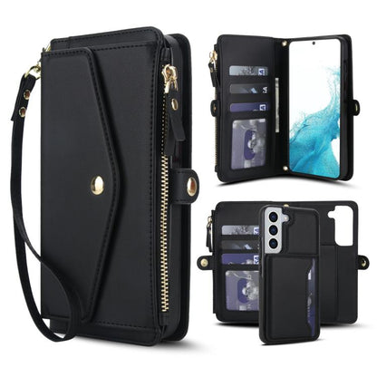 Multifunctional Wallet Detachable Leather Phone Case with Lanyard, For Samsung Galaxy S24 Ultra 5G, For Samsung Galaxy S24+ 5G, For Samsung Galaxy S24 5G, For Samsung Galaxy S23 Ultra 5G, For Samsung Galaxy S23+ 5G, For Samsung Galaxy S23 5G           ...