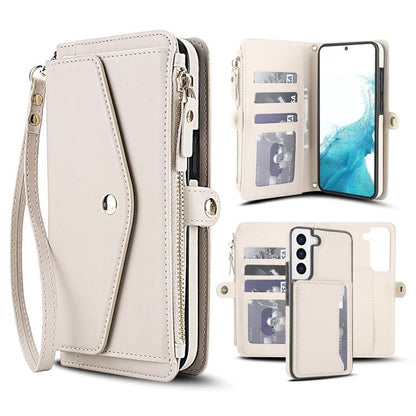 Multifunctional Wallet Detachable Leather Phone Case with Lanyard, For Samsung Galaxy S22 5G, For Samsung Galaxy S21 FE 5G, For Samsung Galaxy S21 5G, For Samsung Galaxy S21+ 5G, For Samsung Galaxy S21 Ultra 5G