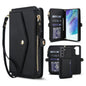 Multifunctional Wallet Detachable Leather Phone Case with Lanyard, For Samsung Galaxy S22 5G, For Samsung Galaxy S21 FE 5G, For Samsung Galaxy S21 5G, For Samsung Galaxy S21+ 5G, For Samsung Galaxy S21 Ultra 5G