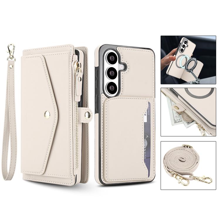 Multifunctional Wallet Detachable Leather Phone Case with Lanyard, For Samsung Galaxy S26+ 5G, For Samsung Galaxy S26 Ultra 5G, For Samsung Galaxy S26 5G, For Samsung Galaxy S25 Edge 5G, For Samsung Galaxy S25 5G, For Samsung Galaxy S25+ 5G            ...