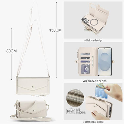 Multifunctional Wallet Detachable Leather Phone Case with Lanyard, For Samsung Galaxy S26+ 5G, For Samsung Galaxy S26 Ultra 5G, For Samsung Galaxy S26 5G, For Samsung Galaxy S25 Edge 5G, For Samsung Galaxy S25 5G, For Samsung Galaxy S25+ 5G            ...