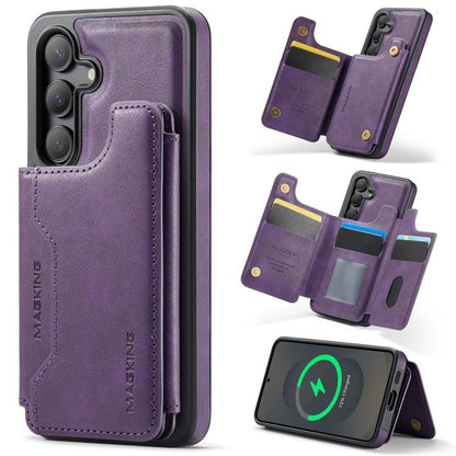 MAGKING K3 Series MagSafe RFID Card Bag Detachable Phone Case, For Samsung Galaxy S26+ 5G, For Samsung Galaxy S26 Ultra 5G, For Samsung Galaxy S26 5G, For Samsung Galaxy S25 FE 5G, For Samsung Galaxy S25 Edge 5G, For Samsung Galaxy S25 5G              ...