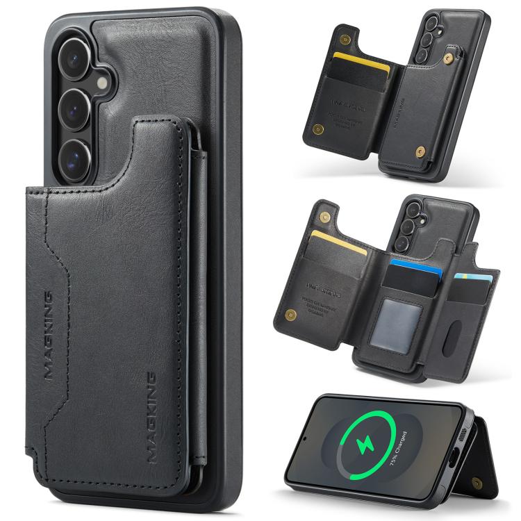 MAGKING K3 Series MagSafe RFID Card Bag Detachable Phone Case, For Samsung Galaxy S25 FE 5G, For Samsung Galaxy S25 Edge 5G, For Samsung Galaxy S25 5G, For Samsung Galaxy S25+ 5G, For Samsung Galaxy S25 Ultra 5G, For Samsung Galaxy S24 FE 5G           ...