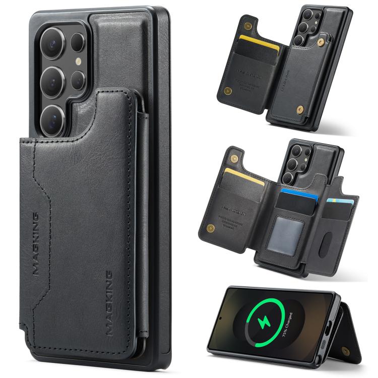 MAGKING K3 Series MagSafe RFID Card Bag Detachable Phone Case, For Samsung Galaxy S26+ 5G, For Samsung Galaxy S26 Ultra 5G, For Samsung Galaxy S26 5G, For Samsung Galaxy S25 FE 5G, For Samsung Galaxy S25 Edge 5G, For Samsung Galaxy S25 5G              ...
