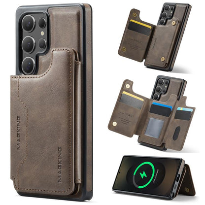 MAGKING K3 Series MagSafe RFID Card Bag Detachable Phone Case, For Samsung Galaxy S26+ 5G, For Samsung Galaxy S26 Ultra 5G, For Samsung Galaxy S26 5G, For Samsung Galaxy S25 FE 5G, For Samsung Galaxy S25 Edge 5G, For Samsung Galaxy S25 5G              ...