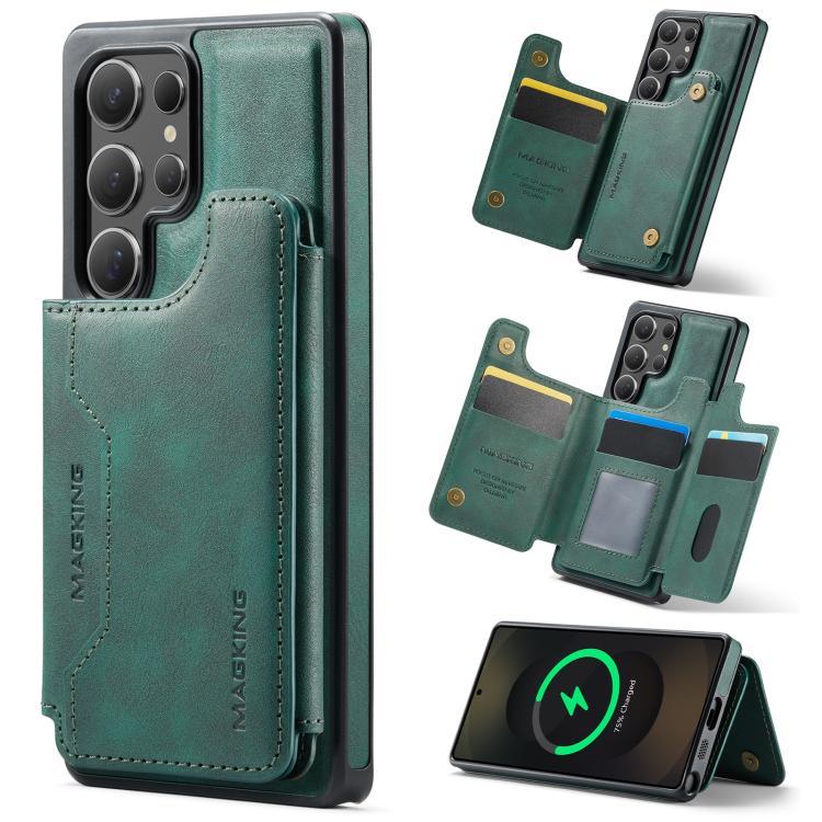 MAGKING K3 Series MagSafe RFID Card Bag Detachable Phone Case, For Samsung Galaxy S26+ 5G, For Samsung Galaxy S26 Ultra 5G, For Samsung Galaxy S26 5G, For Samsung Galaxy S25 FE 5G, For Samsung Galaxy S25 Edge 5G, For Samsung Galaxy S25 5G              ...