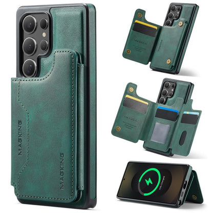 MAGKING K3 Series MagSafe RFID Card Bag Detachable Phone Case, For Samsung Galaxy S26+ 5G, For Samsung Galaxy S26 Ultra 5G, For Samsung Galaxy S26 5G, For Samsung Galaxy S25 FE 5G, For Samsung Galaxy S25 Edge 5G, For Samsung Galaxy S25 5G              ...