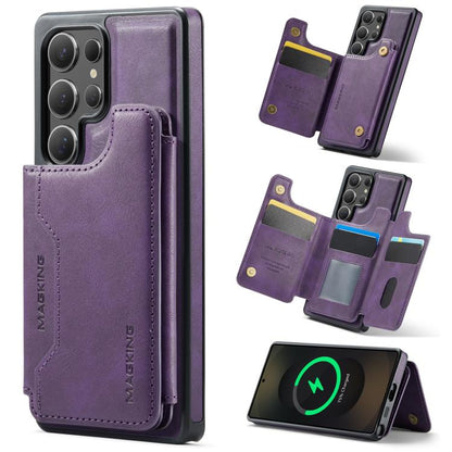 MAGKING K3 Series MagSafe RFID Card Bag Detachable Phone Case, For Samsung Galaxy S26+ 5G, For Samsung Galaxy S26 Ultra 5G, For Samsung Galaxy S26 5G, For Samsung Galaxy S25 FE 5G, For Samsung Galaxy S25 Edge 5G, For Samsung Galaxy S25 5G              ...