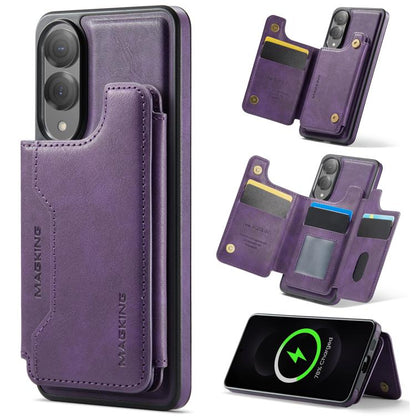 MAGKING K3 Series MagSafe RFID Card Bag Detachable Phone Case, For Samsung Galaxy S26+ 5G, For Samsung Galaxy S26 Ultra 5G, For Samsung Galaxy S26 5G, For Samsung Galaxy S25 FE 5G, For Samsung Galaxy S25 Edge 5G, For Samsung Galaxy S25 5G              ...