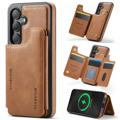 MAGKING K3 Series MagSafe RFID Card Bag Detachable Phone Case, For Samsung Galaxy S24 Ultra 5G, For Samsung Galaxy S24+ 5G, For Samsung Galaxy S24 5G, For Samsung Galaxy S23 Ultra 5G