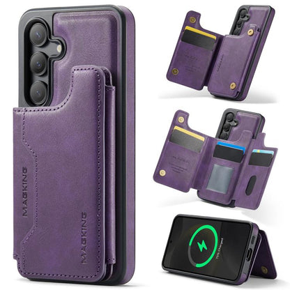 MAGKING K3 Series MagSafe RFID Card Bag Detachable Phone Case, For Samsung Galaxy S24 Ultra 5G, For Samsung Galaxy S24+ 5G, For Samsung Galaxy S24 5G, For Samsung Galaxy S23 Ultra 5G