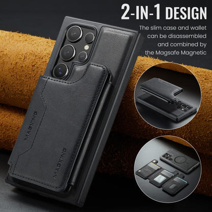 MAGKING K3 Series MagSafe RFID Card Bag Detachable Phone Case, For Samsung Galaxy S24 Ultra 5G, For Samsung Galaxy S24+ 5G, For Samsung Galaxy S24 5G, For Samsung Galaxy S23 Ultra 5G