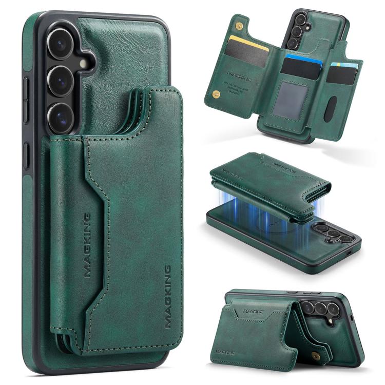 MAGKING K3 Series MagSafe RFID Card Bag Detachable Phone Case, For Samsung Galaxy S26+ 5G, For Samsung Galaxy S26 Ultra 5G, For Samsung Galaxy S26 5G, For Samsung Galaxy S25 FE 5G, For Samsung Galaxy S25 Edge 5G, For Samsung Galaxy S25 5G              ...