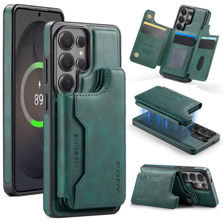 MAGKING K3 Series MagSafe RFID Card Bag Detachable Phone Case, For Samsung Galaxy S26+ 5G, For Samsung Galaxy S26 Ultra 5G, For Samsung Galaxy S26 5G, For Samsung Galaxy S25 FE 5G, For Samsung Galaxy S25 Edge 5G, For Samsung Galaxy S25 5G              ...