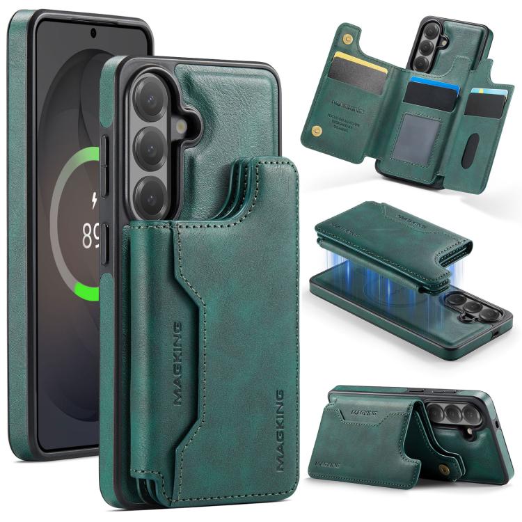 MAGKING K3 Series MagSafe RFID Card Bag Detachable Phone Case, For Samsung Galaxy S26+ 5G, For Samsung Galaxy S26 Ultra 5G, For Samsung Galaxy S26 5G, For Samsung Galaxy S25 FE 5G, For Samsung Galaxy S25 Edge 5G, For Samsung Galaxy S25 5G              ...