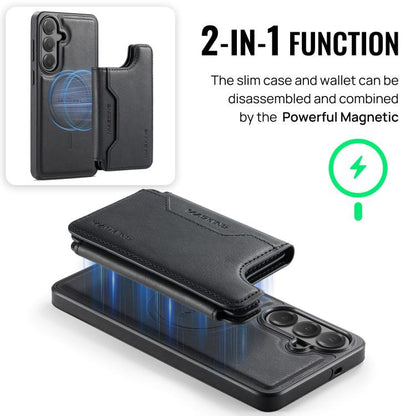 MAGKING K3 Series MagSafe RFID Card Bag Detachable Phone Case, For Samsung Galaxy S26+ 5G, For Samsung Galaxy S26 Ultra 5G, For Samsung Galaxy S26 5G, For Samsung Galaxy S25 FE 5G, For Samsung Galaxy S25 Edge 5G, For Samsung Galaxy S25 5G              ...