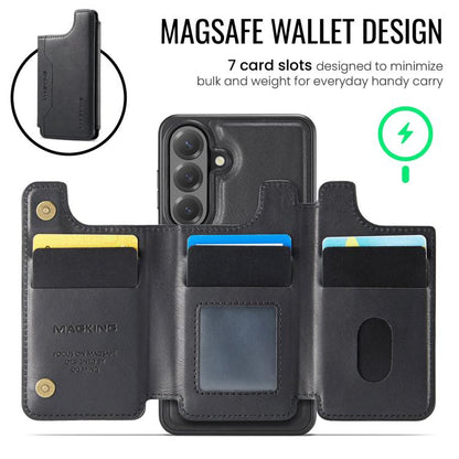 MAGKING K3 Series MagSafe RFID Card Bag Detachable Phone Case, For Samsung Galaxy S26+ 5G, For Samsung Galaxy S26 Ultra 5G, For Samsung Galaxy S26 5G, For Samsung Galaxy S25 FE 5G, For Samsung Galaxy S25 Edge 5G, For Samsung Galaxy S25 5G              ...