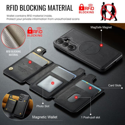 MAGKING K3 Series MagSafe RFID Card Bag Detachable Phone Case, For Samsung Galaxy S26+ 5G, For Samsung Galaxy S26 Ultra 5G, For Samsung Galaxy S26 5G, For Samsung Galaxy S25 FE 5G, For Samsung Galaxy S25 Edge 5G, For Samsung Galaxy S25 5G              ...