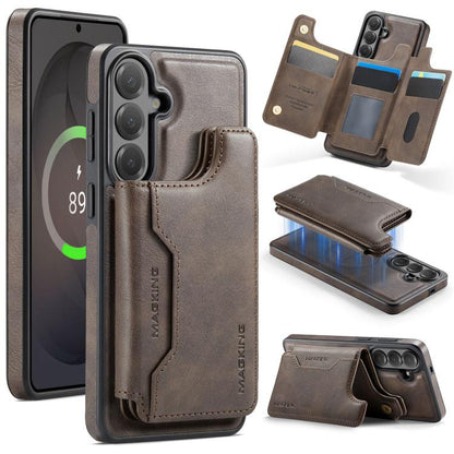 MAGKING K3 Series MagSafe RFID Card Bag Detachable Phone Case, For Samsung Galaxy S26+ 5G, For Samsung Galaxy S26 Ultra 5G, For Samsung Galaxy S26 5G, For Samsung Galaxy S25 FE 5G, For Samsung Galaxy S25 Edge 5G, For Samsung Galaxy S25 5G              ...