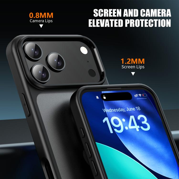 iPAKY Bright Color Frosted Series Shockproof PC+TPU Phone Case