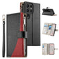 Stitching Multi-card Zipper Wallet Leather Phone Case with Short Strap, For Samsung Galaxy S24+ 5G / S25+ 5G, For Samsung Galaxy S25 Ultra 5G, For Samsung Galaxy S24 FE 5G, For Samsung Galaxy S24 Ultra 5G, For Samsung Galaxy S23 FE 5G                  ...