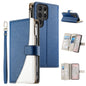 Stitching Multi-card Zipper Wallet Leather Phone Case with Short Strap, For Samsung Galaxy S24+ 5G / S25+ 5G, For Samsung Galaxy S25 Ultra 5G, For Samsung Galaxy S24 FE 5G, For Samsung Galaxy S24 Ultra 5G, For Samsung Galaxy S23 FE 5G                  ...