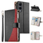 Stitching Multi-card Zipper Wallet Leather Phone Case with Short Strap, For Galaxy S26 FE 5G, For Samsung Galaxy S26+ 5G, For Samsung Galaxy S26 Edge 5G, For Samsung Galaxy S26 Ultra 5G, For Samsung Galaxy S26 5G, For Samsung Galaxy S25 FE 5G          ...