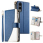 Stitching Multi-card Zipper Wallet Leather Phone Case with Short Strap, For Galaxy S26 FE 5G, For Samsung Galaxy S26+ 5G, For Samsung Galaxy S26 Edge 5G, For Samsung Galaxy S26 Ultra 5G, For Samsung Galaxy S26 5G, For Samsung Galaxy S25 FE 5G          ...