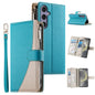 Stitching Multi-card Zipper Wallet Leather Phone Case with Short Strap, For Samsung Galaxy S24+ 5G / S25+ 5G, For Samsung Galaxy S25 Ultra 5G, For Samsung Galaxy S24 FE 5G, For Samsung Galaxy S24 Ultra 5G, For Samsung Galaxy S23 FE 5G                  ...